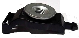 Cage nut for engine cradle 