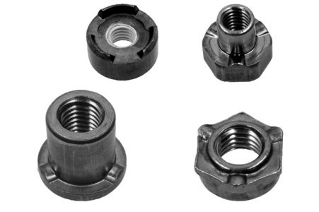 Welded nuts
